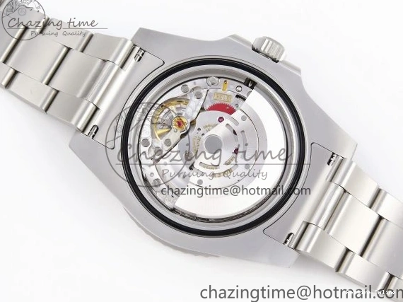 0225 ZeroBulk SUBMARINER DIW SANDBLASTED VSF 1:1 BEST EDITION ORANGE CERAMIC BEZEL ORANGE BLACK DIAL ON SS BRACELET VS 1765